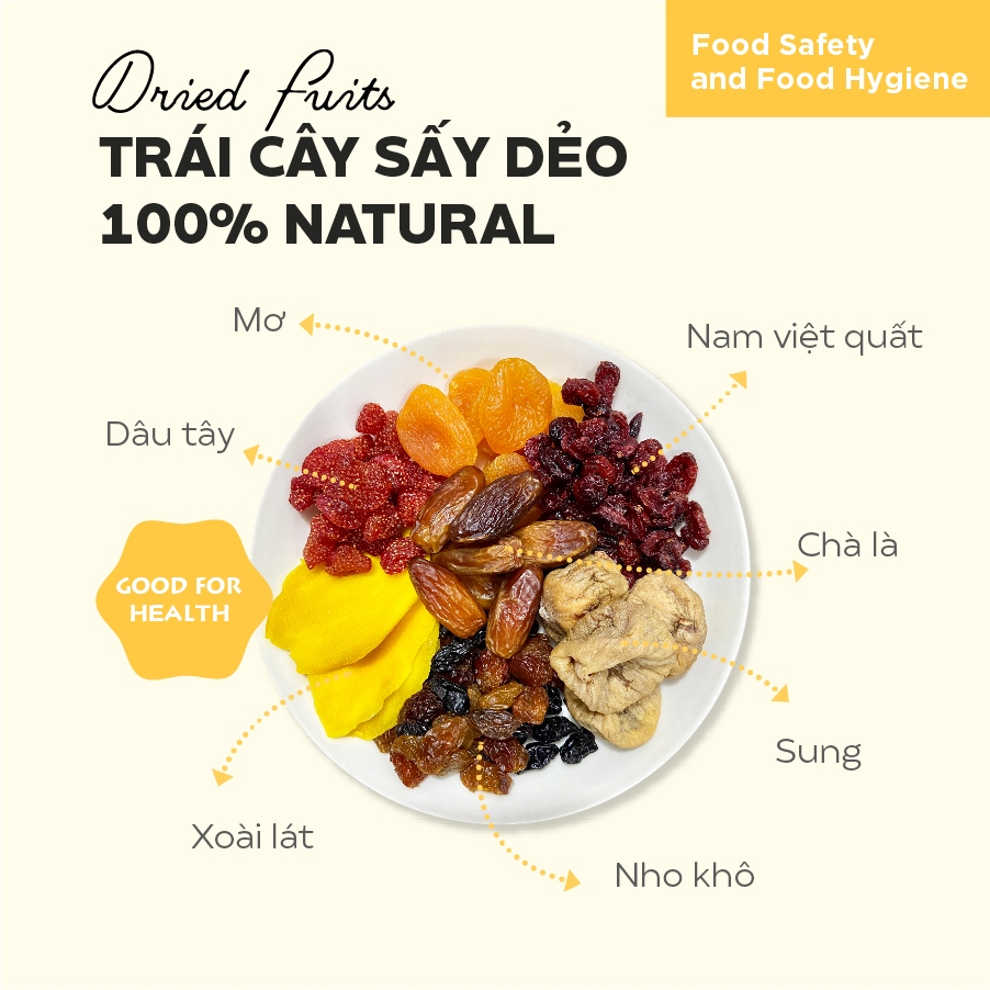 Trái cây sấy dẻo Va'sEco Farm