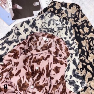 Áo sơ mi nữ họa tiết - somi lụa unisex ( Hàng Đẹp )
