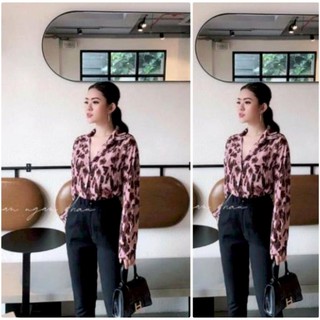 Áo sơ mi nữ họa tiết - somi lụa unisex ( Hàng Đẹp )