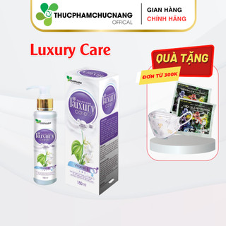 Dung dịch vệ sinh phụ nữ và nam giới LUXURY CARE Danipharm làm sạch nhẹ nhàng, duy trì độ ẩm, cân băng độ PH 150ml