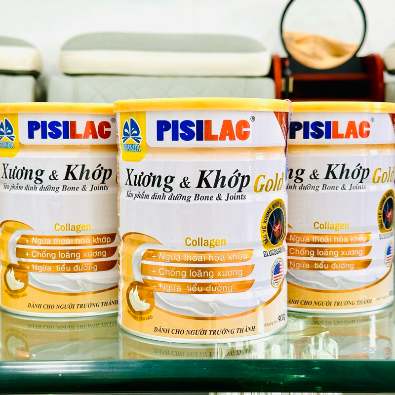 Sữa PISILAC XƯƠNG KHỚP 900G cho người loãng xương , đau nhứt xương khớp , tiểu đường