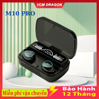 Tai Nghe Bluetooth M10 / M100 Pro Tai Nghe Không M10 Pro Phiên Bản Nâng Cấp Pin Trâu, Nút Cảm Ứng Tự Động Kết Nối