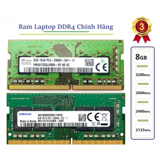 Ram Laptop 8GB DDR4 2133/2400/2666/3200Mhz Samsung Hynix Kingston Micron Chính Hãng - Bảo hành 3 năm 1 đổi 1
