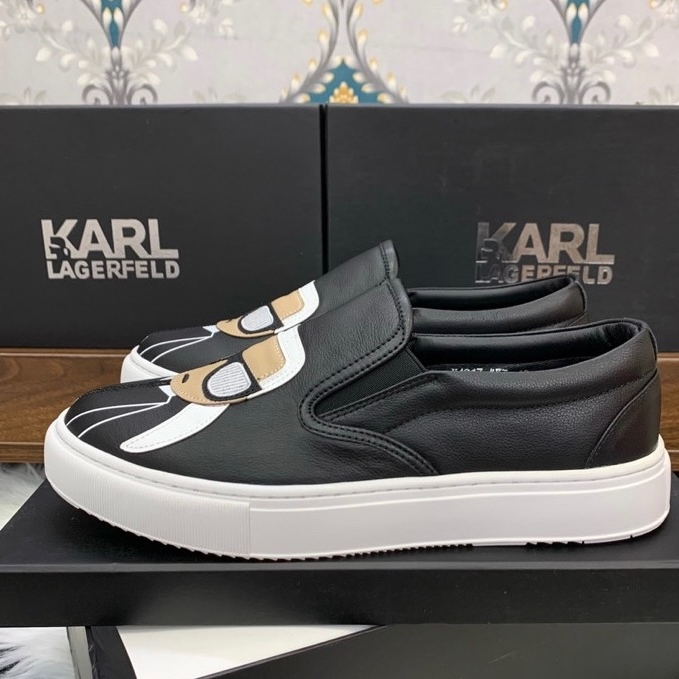 Giày lười slipon KARL hàng chuẩn 1-1 form hàng đẹp có độ hoàn thiên cao