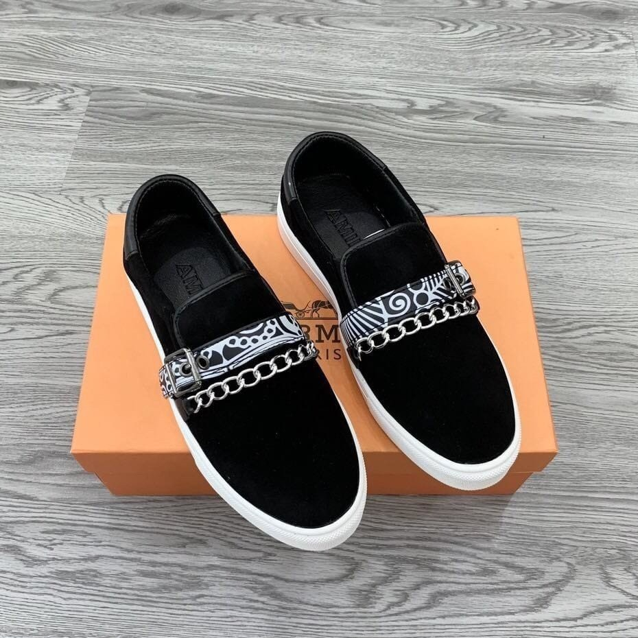 Giày slipon AMIRI đẹp hàng cao cấp cực nét họa tiết phối da chắc chắn