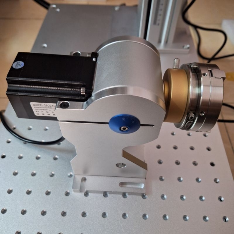Trục xoay cho máy laser fiber, trục xoay khắc kim hoàn D69