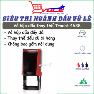 Vỏ Hộp dấu thay thế con dấu tròn đường kính tối đa 38mm