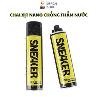Chai xịt nano chống thấm nước giày Sneaker, bình sịt dạng sương kháng nước, chống bám bụi, chống ố vàng giày chai 300ml