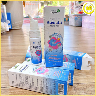 Xịt mũi cá heo Sténutri Nano bạc