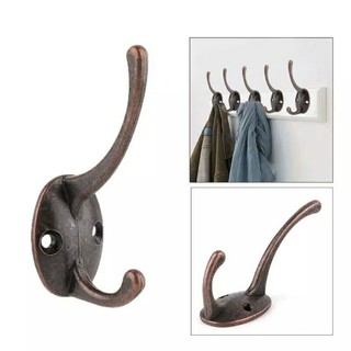 Móc áo, móc treo đồ gắn tường loại lớn 9.5cm màu đồng giả cổ