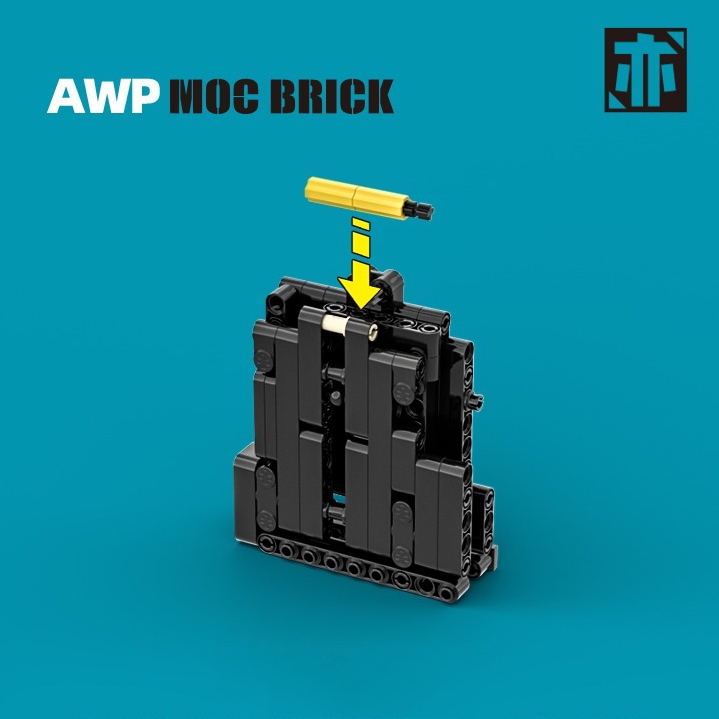 Đồ Chơi Lắp Ráp LEGO Mô Hình CSGO Súng AWP Gungnir Với 1000+ PCS, Theo Bản Thiết Kế Chuẩn Kevin183