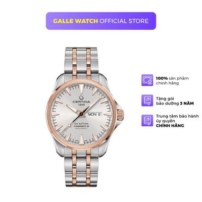 Đồng hồ cơ nam Certina C032.430.22.031.00 mặt kính Sapphire, chống nước 20ATM, dây thép đeo tay thời trang, cao cấp