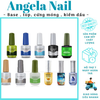 Bộ Base Top Vinimay Cứng Móng Kiềm Dầu Top lì Phá Gel Vinimay