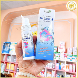 Xịt mũi cá heo Sténutri Nano bạc