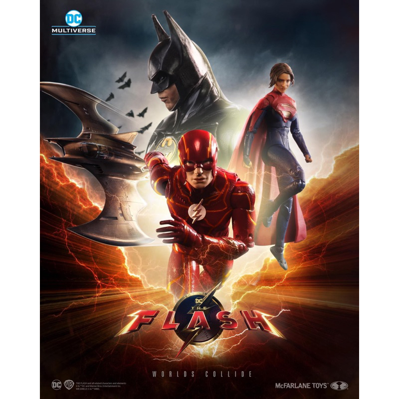 Mô hình McFarlane Toys DC Multiverse The Flash Movie Wave