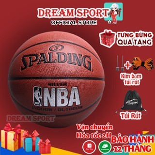 Quả Bóng Rổ Da Spalding NBA – Size7 – Bản Kobe Bryant - Tặng Kim bơm + Túi lưới BẢO HÀNH DA 12 Tháng
