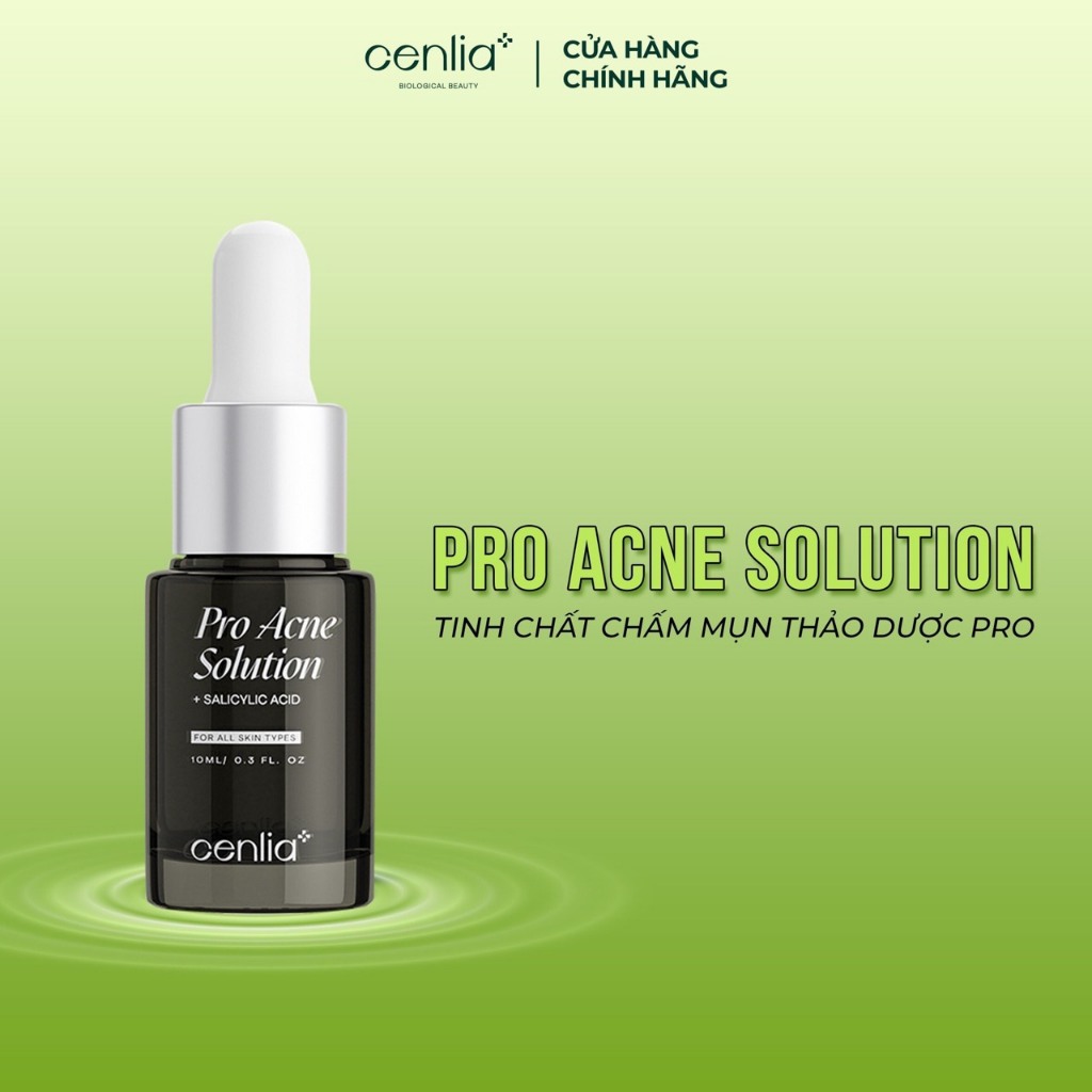 Tinh Chất Chấm Mụn Thảo Dược Pro Cenlia 120ML, Serum Pro Acne Sulution Cao Cấp