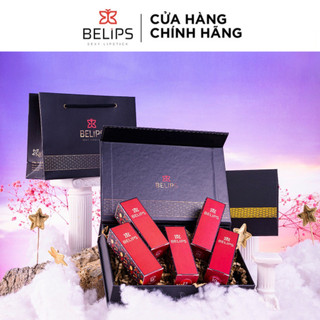 Set son quà tặng sang trọng belips - combo 5 son thỏi siêu mướt lì