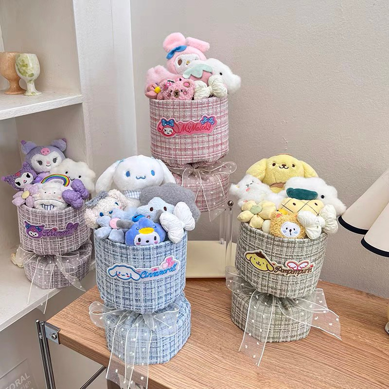 Hoa sáp tai thỏ. gấu bông