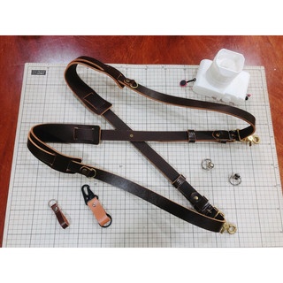 Dual Leather Camera Strap, Double Camera Harness, Double Shoulder Camera Strap, Money Maker, Multicamera Strap…