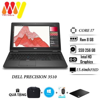 Laptop dell 3510 màn hình 15.6 fullhd, cạc màn hình vga rời, core i7, ram 8gb, ổ cứng ssd 256gb, máy tính lướt zin 99%