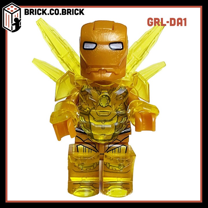 Iron Man Đồ chơi Giá rẻ Siêu Anh Hùng Mô hình Lắp ráp Người hùng Thế giới  Người Sắt GRL-DA1 - GRL-DA8