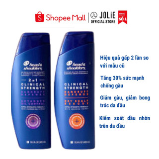 Dầu Gội đánh bay gàu, nấm dành cho da đầu và tóc khô HEAD & SHOULDERS 400ml