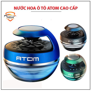 Nước hoa để taplo xe ô tô thơm lâu khử mùi hôi oto,chai lọ sáp nước hoa ATOM cao cấp ôtô xe hơi dùng năng lượng mặt trời