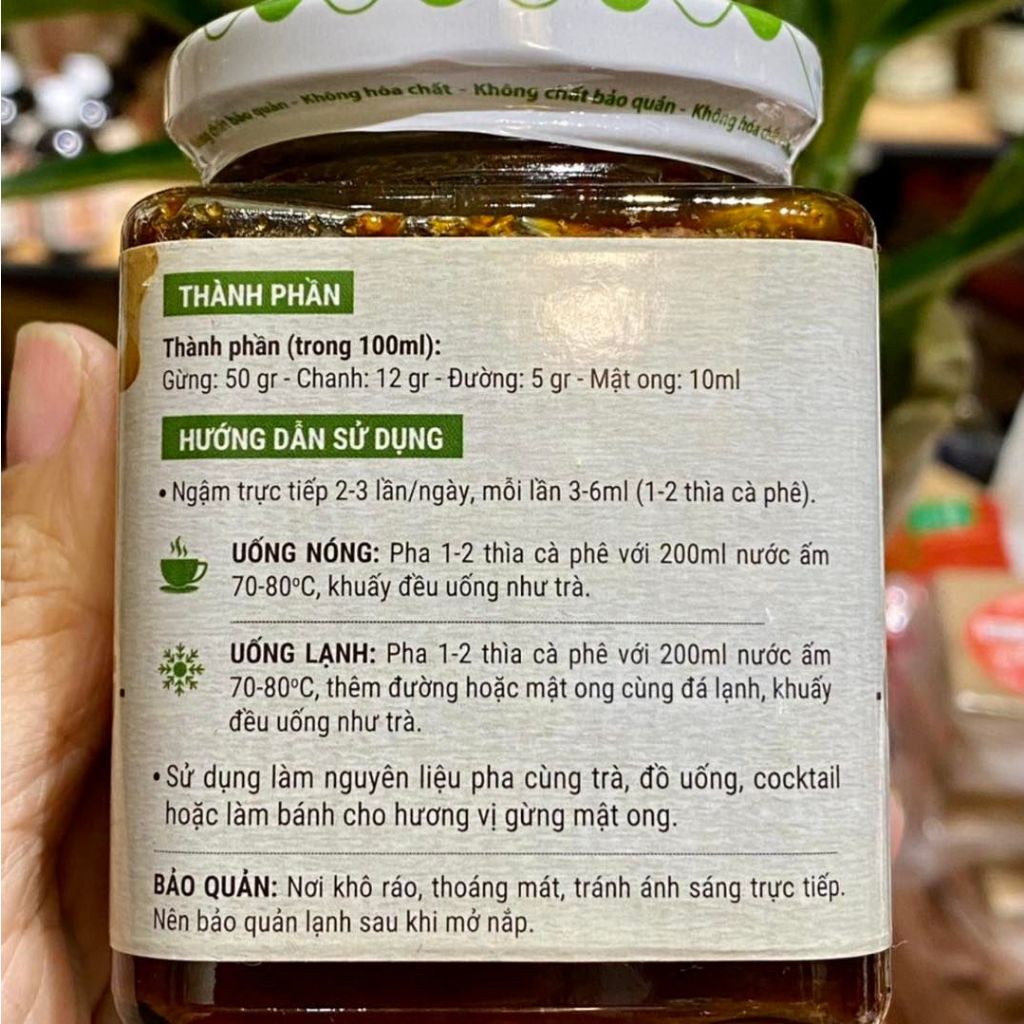 GỪNG MẬT ONG 200ML