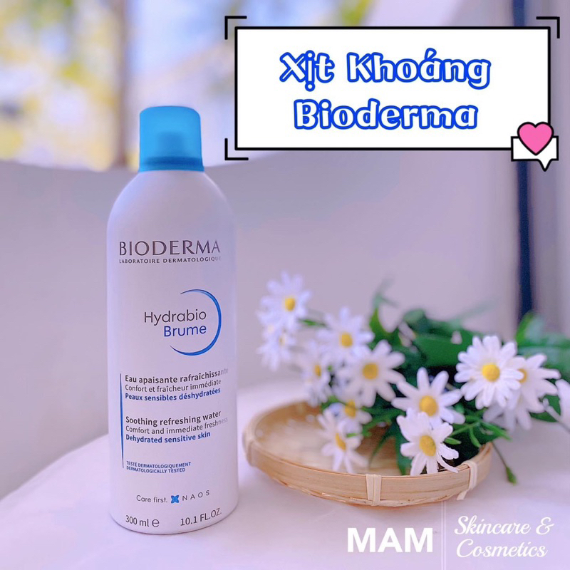 XỊT KHOÁNG BI.O.DER.MA HYDRABIO BRUME 330ml