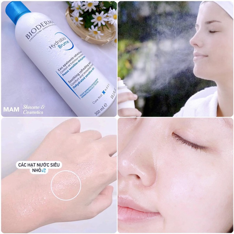 XỊT KHOÁNG BI.O.DER.MA HYDRABIO BRUME 330ml