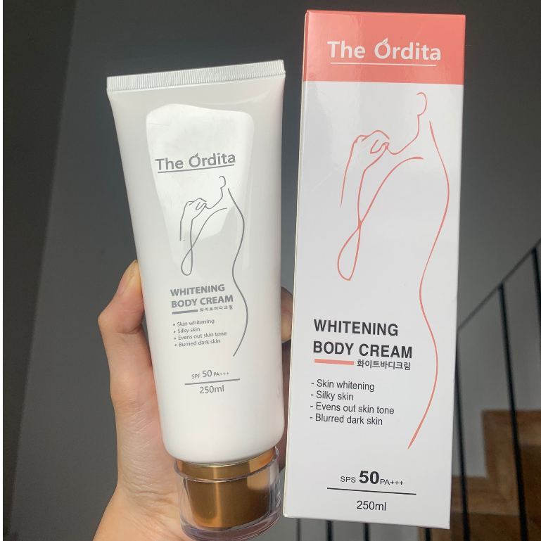 Kem Dưỡng Trắng Da Body Nâng Tone, Kem Dưỡng Da Chống Nắng The Ordita