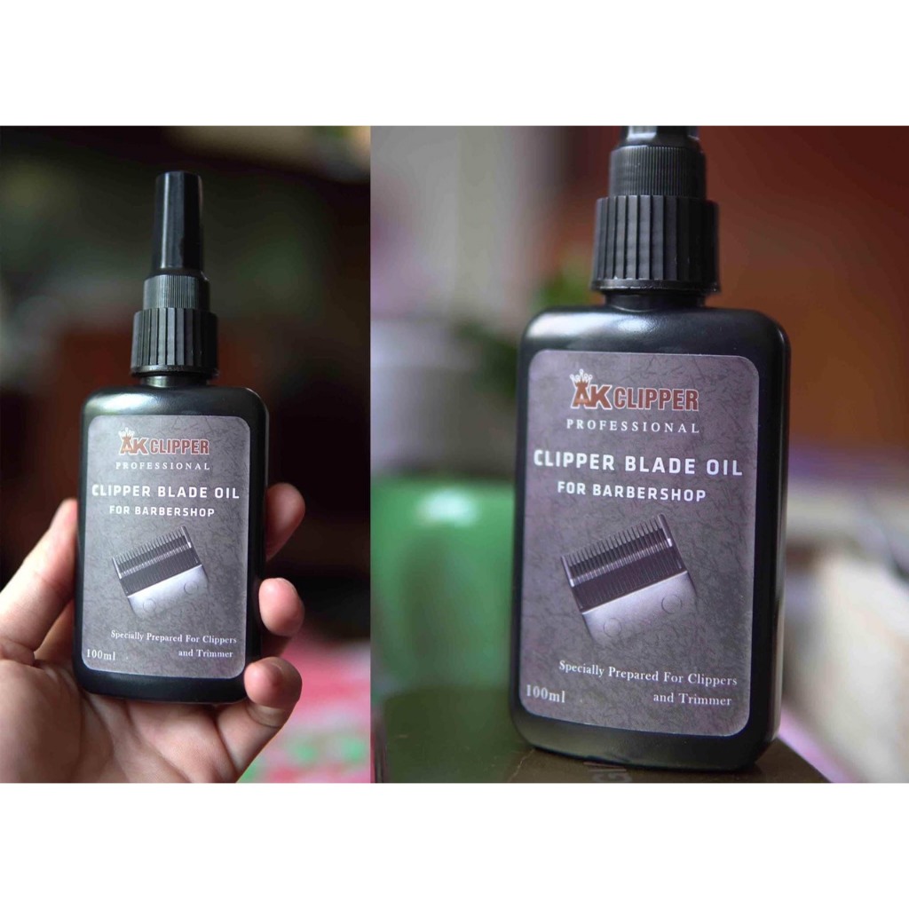 Dầu máy AK tra tông đơ & Chai xịt mát lưỡi AK