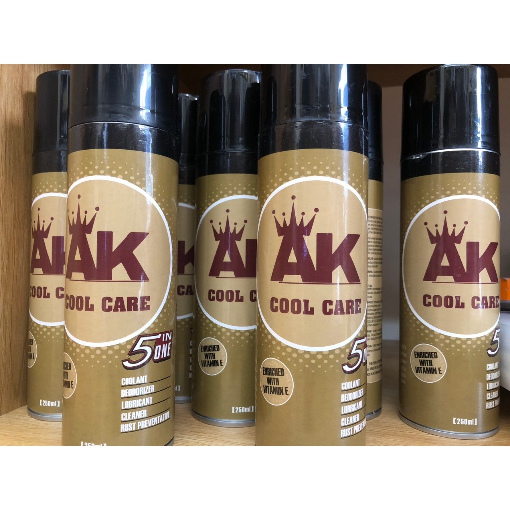 Dầu máy AK tra tông đơ & Chai xịt mát lưỡi AK