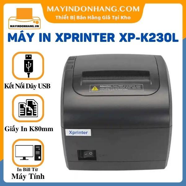 Máy in hóa đơn Xprinter XP K230L USB