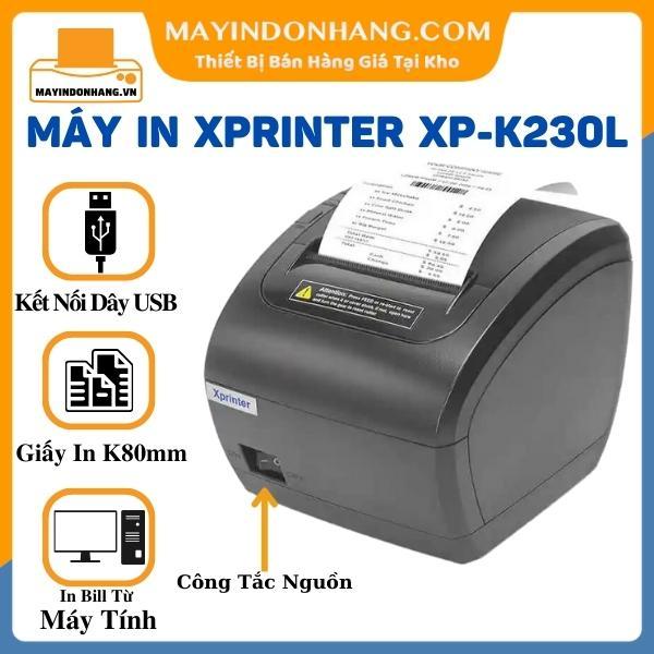 Máy in hóa đơn Xprinter XP K230L USB
