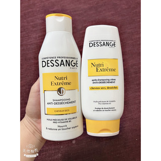 Bộ dầu gội xả Dessange Nutri-Extreme của Pháp, dành cho tóc hư tổn