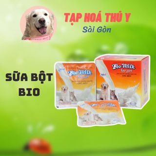 BIO MILK  SỮA CHO CHÓ, MÈO, THÚ CƯNG DẠNG BỘT PHA VỚI NƯỚC - Tạp hóa thú y sg