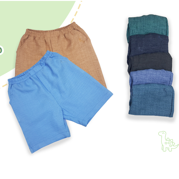 Quần short đũi tre thương hiệu Luxry mát mẻ, thoải mái cho bé trai