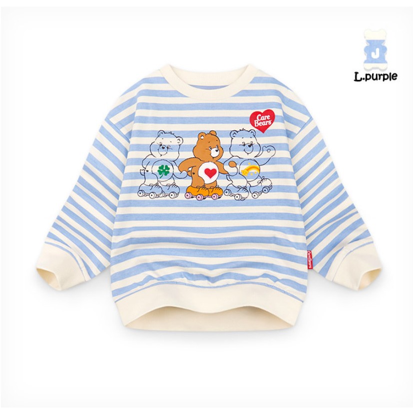 Áo nỉ da cá kẻ 3 con gấu bé trai bé gái Jelis. HA1958