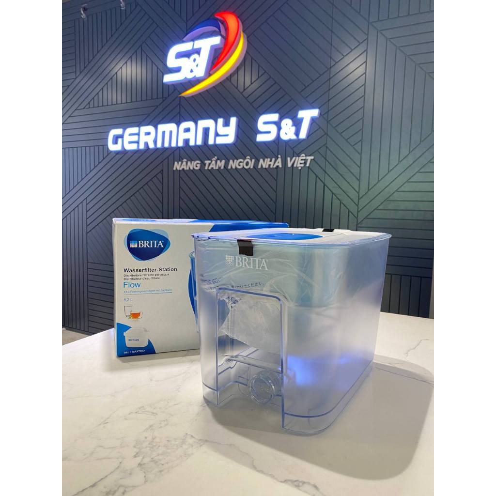 Bình lọc nước, bình lọc nước Brita 8.2L made in Germany lọc sạch nước theo tiêu chuẩn Châu Âu 60001