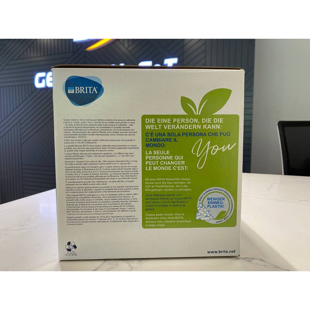 Bình lọc nước, bình lọc nước Brita 8.2L made in Germany lọc sạch nước theo tiêu chuẩn Châu Âu 60001