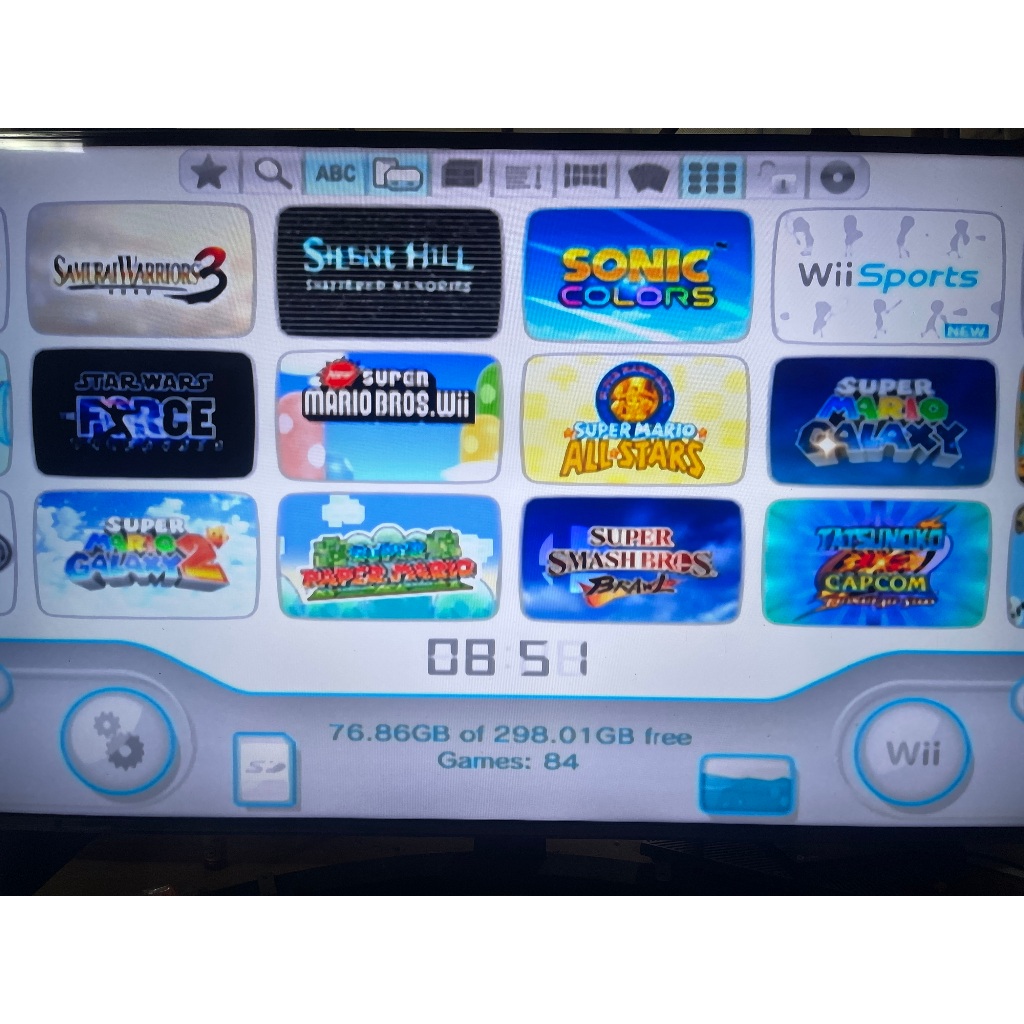 Máy Nintendo Wii 250GB Sẵn Game Full Wii GBA SNES NES 4Nut...