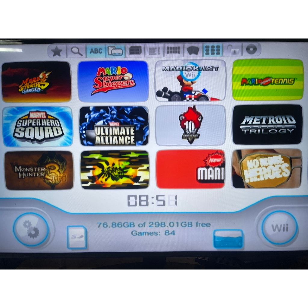 Máy Nintendo Wii 250GB Sẵn Game Full Wii GBA SNES NES 4Nut...