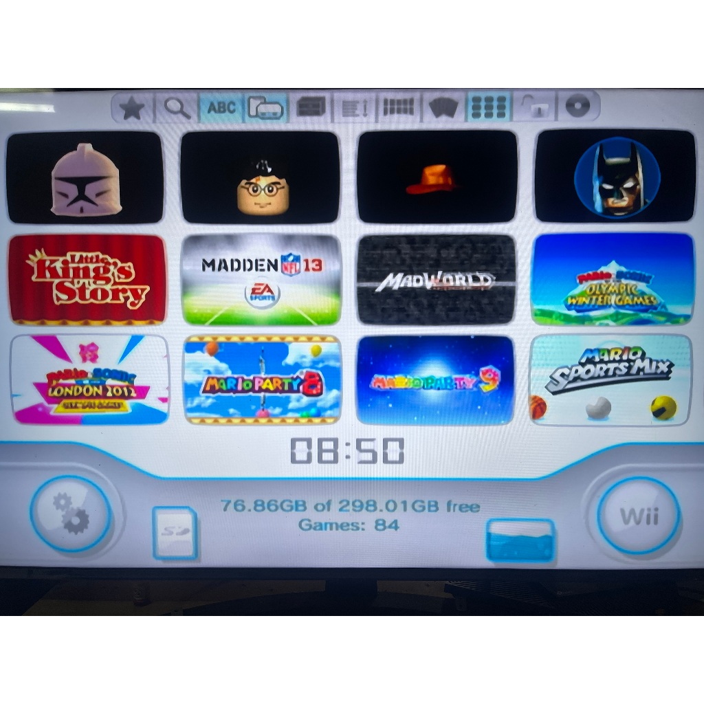 Máy Nintendo Wii 250GB Sẵn Game Full Wii GBA SNES NES 4Nut...