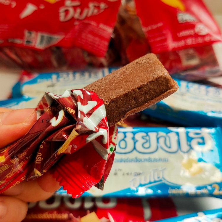 Bánh xốp phủ kem Sanghai Jumbo 450g nhập khẩu Thái Lan An Gia Sweets & Snacks