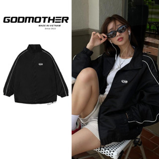 Áo Khoác Gió GODMOTHER Áo Jacket 2 Lớp Nam Nữ Menswear Phong Cách Thể Thao Năng Động
