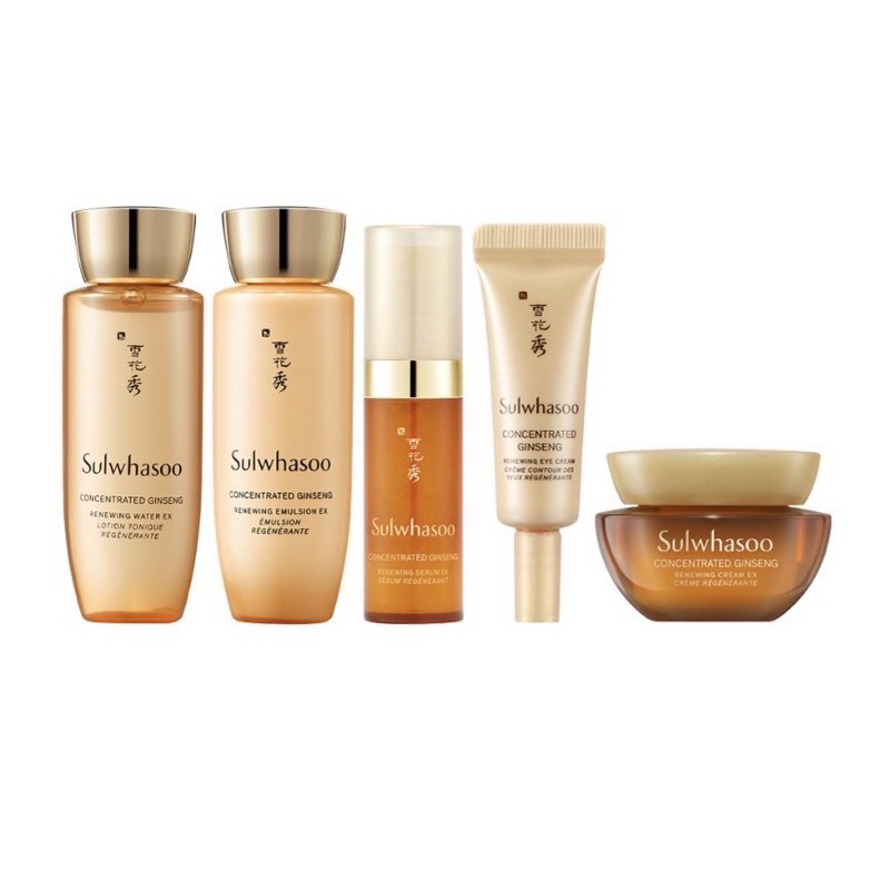 Set 5 món Nhân Sâm Chống Lão Hoá,Tái Tạo Da