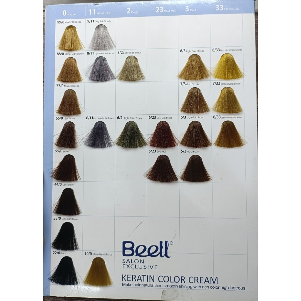 Màu Nhuộm Thời Trang Keratin Beell 100ml - không kèm oxy