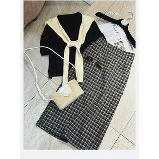 ( Sẵn ) Set áo kèm cv dạ kèm khăn